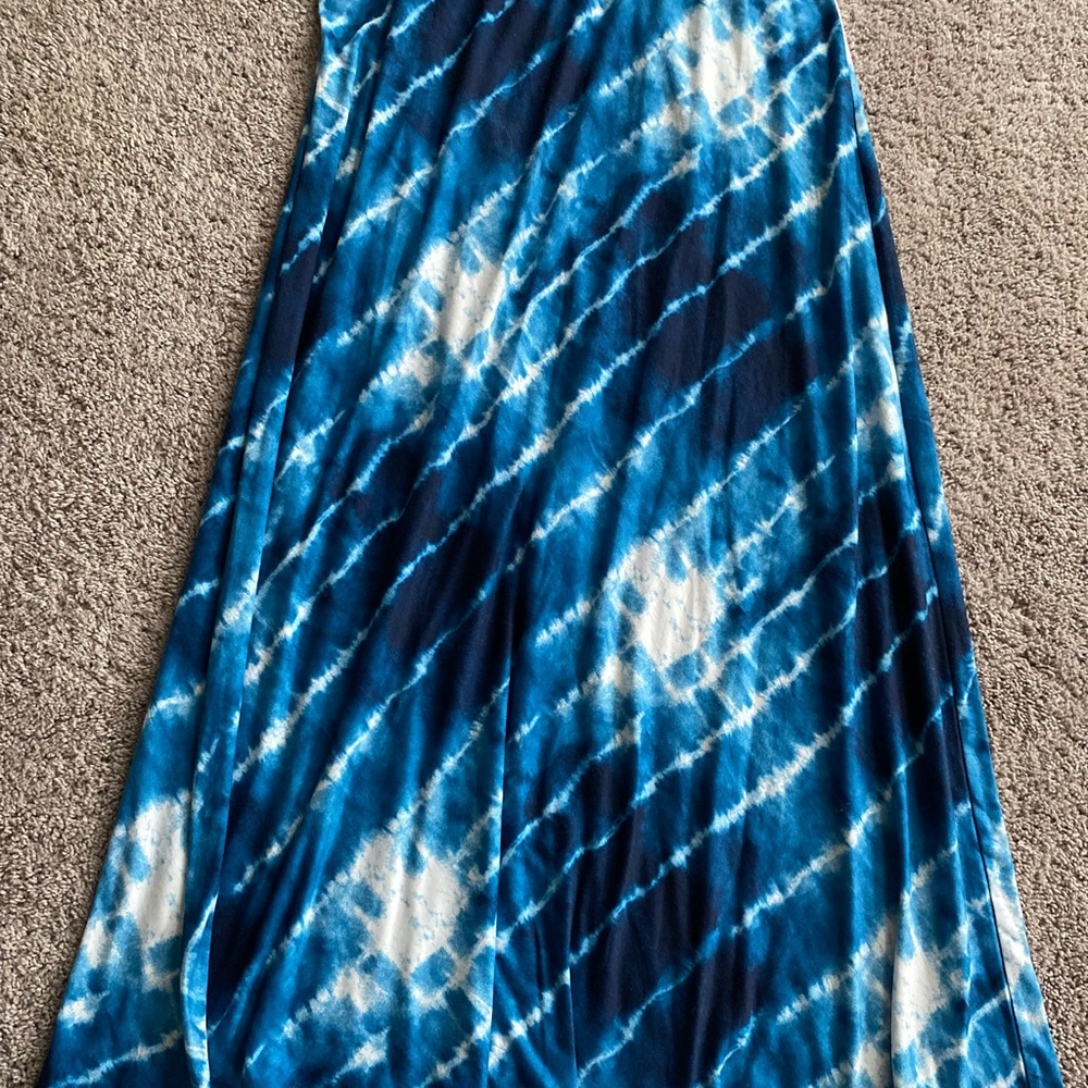 Cato women’s large blue / white maxi skirt - Picture 4 of 5